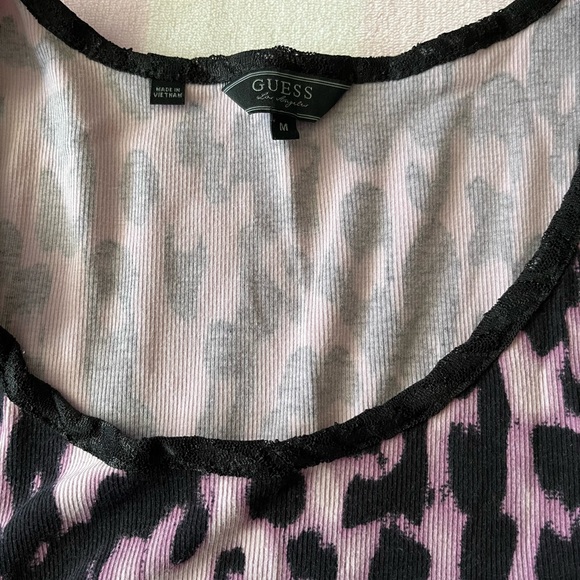 Guess leopard print tank top. - Picture 6 of 6